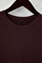 Siyah- Kahverengi- Beyaz Regular/Normal Uzun Kollu 3'lü Basic Paket T-Shirt TMNAW21TS0197 - 3