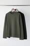 Siyah - Haki Yeni Oversize/Geniş Kalıp 2'li Paket Dokulu Waffle Sweatshirt TMNAW26SW00028 - 8