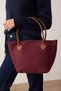 Plum Suede Maxi Women's Tote Shoulder Bag Takaw26Oc00042