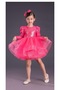 Aden Sequin Paillette Tutu Fluffy Birthday April 23Rd Party Costume Long Sleeve Evening Dress Girl's Dress - 2