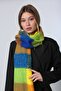 Colorful Tasseled Boucle Women's Scarf Shawl - 8