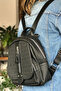 Vegan Leather Premium Product Multi-Compartment Women's Shoulder Bag Glb-4040-gq Tan - 4