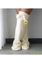 Pabtex Eared Plush Socks Welsoft over the Knee Room Socks Winter Sleeping Socks Foot Warmer Long Socks - 5