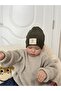 Unisex Khaki (1-5 Years) Ribbed 100% Cotton Camisole Beanie (Lasnman Price) - 4