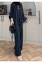 Women's Comfortable Fit Batwing Sleeve Blouse Pants Set - 8