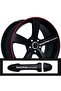 Ssangyong Compatible Auto Door Handle / Rim Sticker 10 Pcs 10*1.5 cm