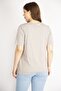Women's Mink Plus Size Collar Lace Detailed Short Sleeve Blouse 65n36440 - 5