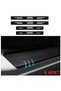 Accessory Auto Door Sill Sticker Carbon Compatible for Opel Astra 4 Pieces