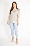 Women's Mink Plus Size Collar Lace Detailed Short Sleeve Blouse 65n36440 - 6