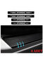 Accessory Auto Door Sill Sticker Carbon Compatible for Hyundai i40 4 Pieces