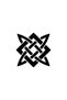 Geometric Shape Auto Special New Sticker Black 30 X 30 cm
