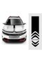 Accessory Hood Strip Auto Sticker Compatible for Citroen Sport 60*15 Cm