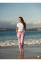 Bukadinca Sewn from Mixed Soft Colored 100% Cotton Fabric Pajamas Single Bottom