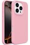 جراب iPhone 16 Pro Max Launch Case مع غطاء سيليكون مرتفع من المخمل داخل الكاميرا باللون الوردي - 2