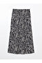 Nevavm Patterned Women's Skirt with Elastic Waist - 6