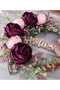Pink Poinsettia Door Ornament 35 Cm, Door Wreath, Wreath, Door Ornament, Artificial Flower, Gift - 4