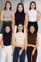 Women's 6-Piece Zero Sleeve Sleeveless Body Viscose High Neck Badi 6 Pieces Fisherman