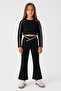 Striped Detailed Girls' Athlete Suit