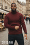 Men's Slim Fit Knitwear Sweater Burgundy