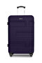 20-Inch Cabin ABS Hardshell Spinner Luggage – 10KG Lightweight 4-Wheel Suitcase Navy