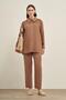 Women's Mesh Detail Suit Hazelnut 31047 - 2