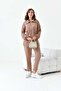 Women's modal set camel 30865 - 3