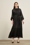 Women's Comfortable Fit Ornagze Dress Black 31018 - 2