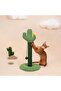 ZEZE Cat Scratching Post – Indoor Cat Tree with Plush Fabric, Sisal Rope, 35cm X 35cm X 65cm - 8