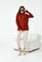 Women's Bird's Eye Detailed Knitwear Shirt Tile 20820 - 5