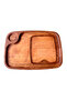 Aldero Wooden Serving Plate, Presentation Plate, Dinner Plate (1St Class Quality Beech Wood) 35X25Cm - 2