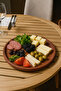 Forava Wooden Round Plate, Presentation Plate, Serving Plate, Breakfast Plate 1St Grade Beech Wood 25X25Cm