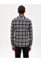 Black Lumberjack Plaid Regular Fit Long Sleeve Shirt 50312356-Vr046 - 5