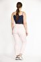 Women's Pink Large Size 5 Pocket Lycra Gabardine Fabric Trousers 65n36677 - 6