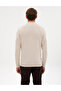 Cream Slim Fit Half Turtleneck Knitwear Sweater 50317520-Vr071 - 5