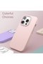 iPhone 14 Pro Max Case Inside Velvet Camera Raised Launch Silicone Cover Powder Pink - 4