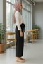 Women's Black Scuba Creepy Pants with Bulk Belt (Short-Term Launch Price) - 3