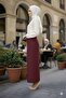 Bordo Pencil Skirt with Pockets (Button Detail 93-94cm) (Short-Term Launch Price) - 2