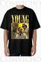 Unisex Young V6 Design Printed Oversize T-Shirt
