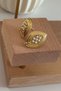 Pearl Steel Gold Women's Earrings - 5