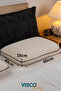 Pillow Ergonomic Pillow Risus Natural Linen Pillow with Cover 60X40X15 cm - 4