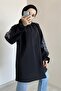 Sleeve Embroidered Tunic Black - 4