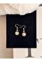 Güneş Minimal Steel Hook Earrings - Elegant Silver Color Summer Earrings