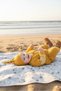Newborn Baby Girl Boy 100% Cotton Combed Extra Soft Lightweight Anti-Sweat Beanie Yellow - 4
