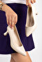 LILİTH Women's Beige Pointed-Toe Block Heel Shoes – Stylish and Comfortable - 2