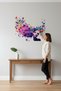 Abstract Woman and Butterflies Living Room and Sitting Room Wall Sticker Set - 3