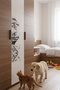 Black-white Cat Dog Door Edge Stickers - 2