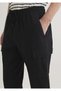 Black Cargo Pants 000125-900 - 5