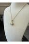 One Hundred Percent Steel Chain Openable Stone Detailed Seashell Necklace - 2
