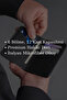 Real Leather Wallet Card Holder Handmade Genuine Premium Leather Italian Stitching Compact Wallet with 6 Card Slots - 4