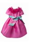 COLORFUL BELTED SATIN GIRLS' DRESS - 6